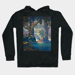 Maxfield Parrish Cascades Quiet Solitude Art Print 1959 American Painter Neo-Classical Hoodie